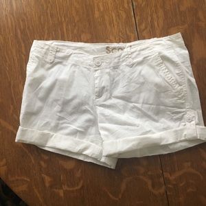 White Shorts